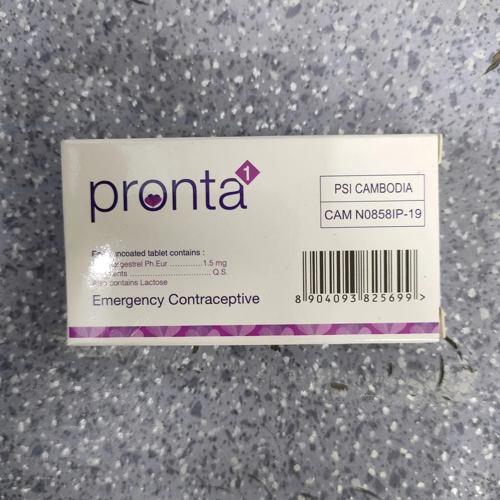 Pronta — available at pharmacies in Cambodia on PharmKulen