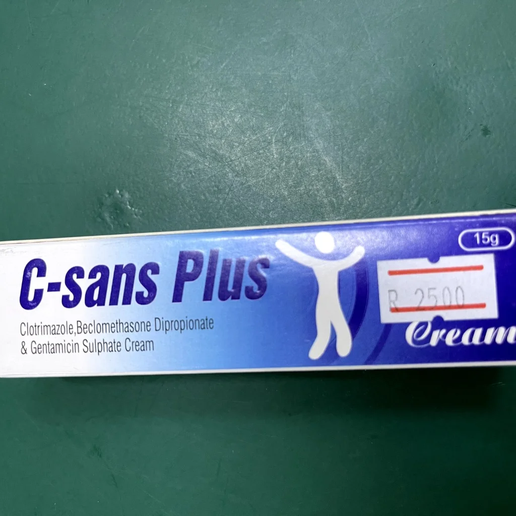 C-sans Plus — available at pharmacies in Cambodia on PharmKulen