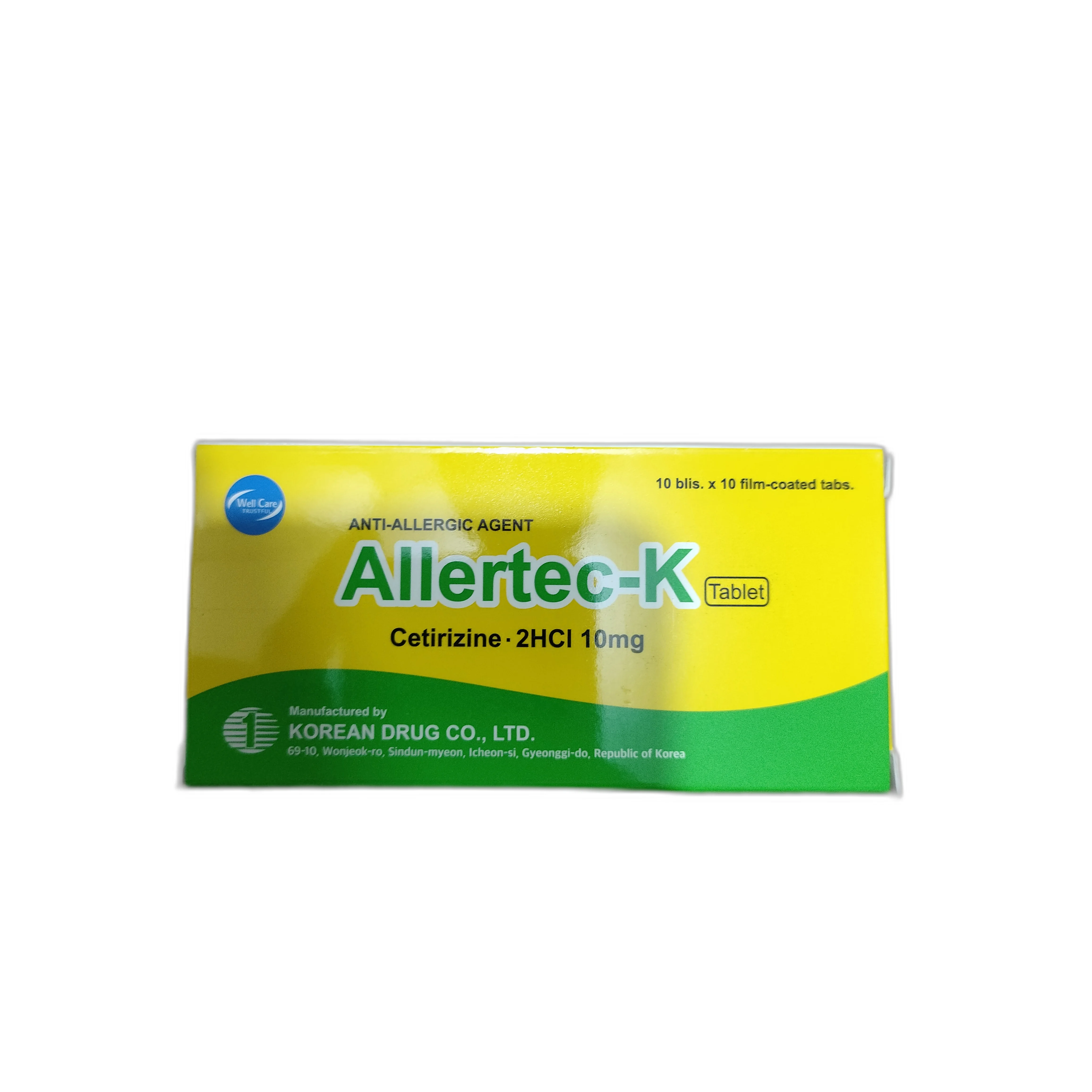 Allertec-K — available at pharmacies in Cambodia on PharmKulen