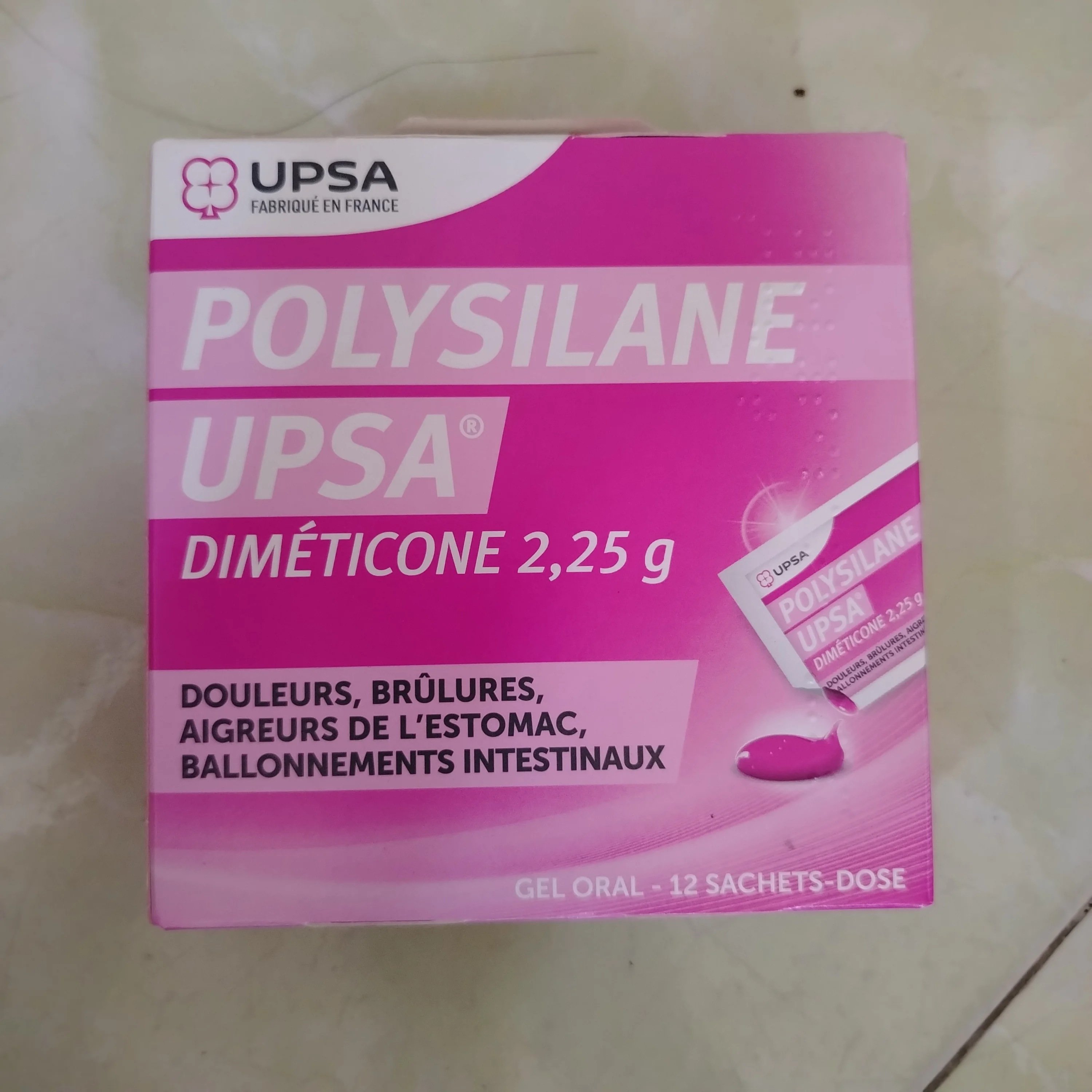 Polysilane UPSA — available at pharmacies in Cambodia on PharmKulen