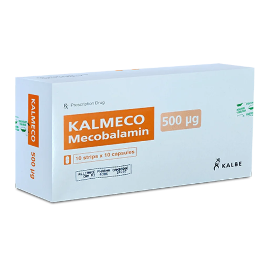 Kalmeco Mecobalamin 500µg — available at pharmacies in Cambodia on PharmKulen