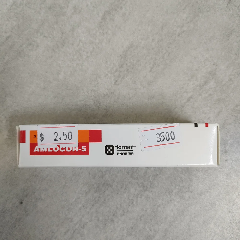 Amlocor-5 — available at pharmacies in Cambodia on PharmKulen