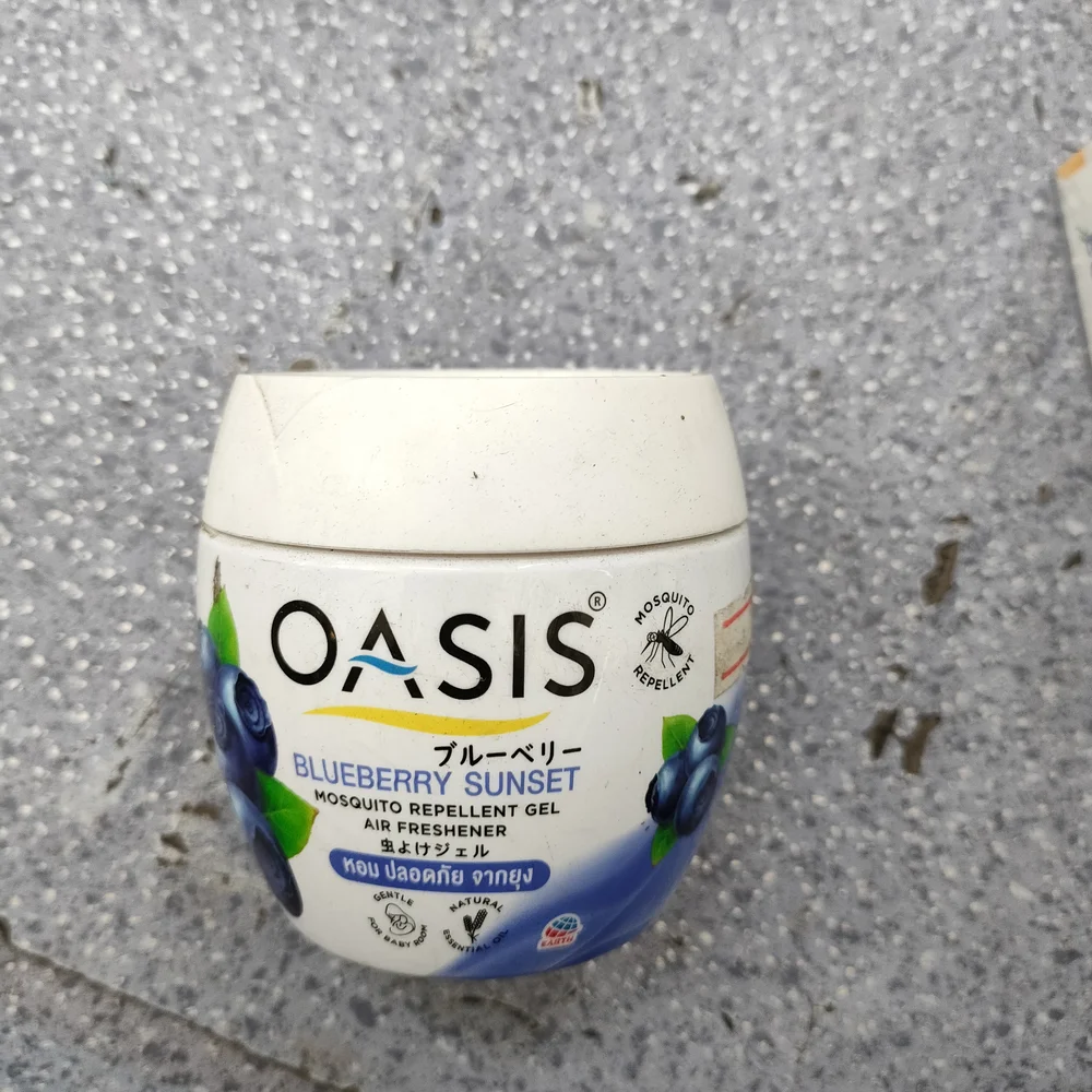 Oasis Blueberry Sunset Mosquito Repellent Gel Air Freshener — available at pharmacies in Cambodia on PharmKulen