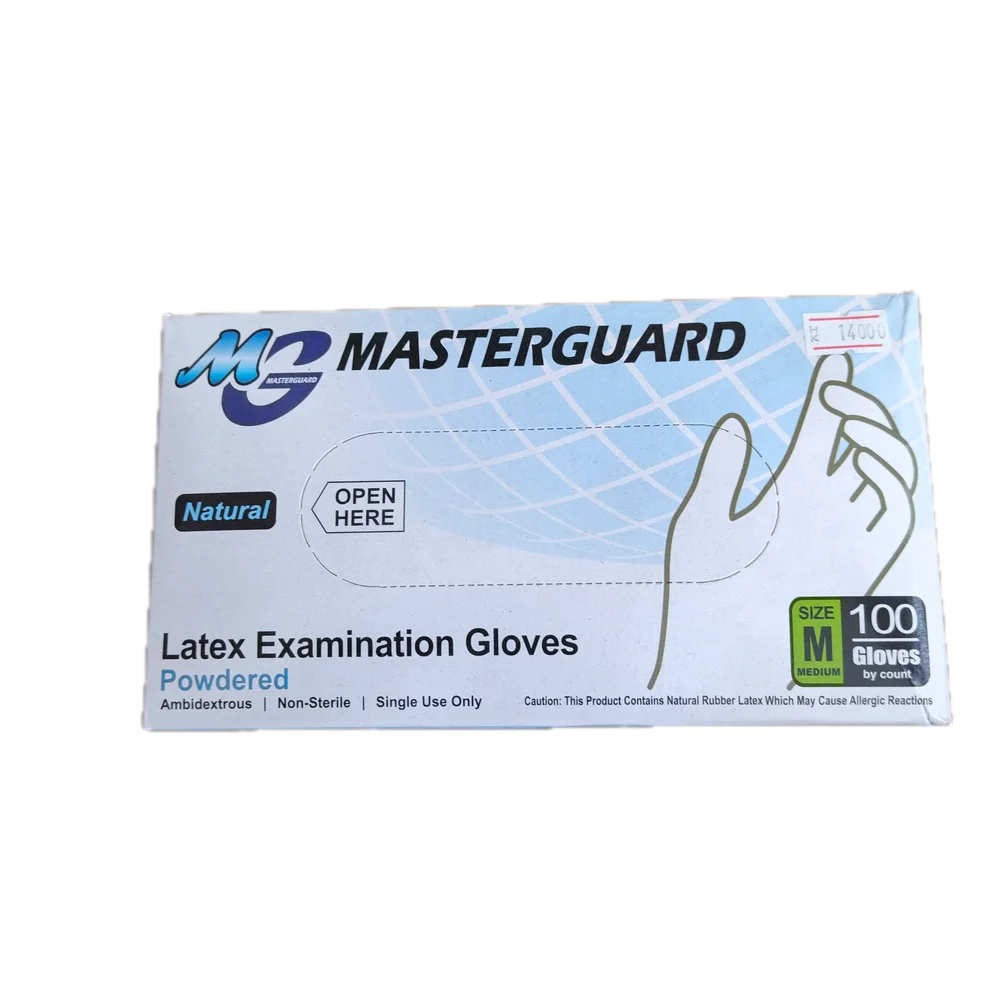 Masterguard Latex Examination Gloves — available at pharmacies in Cambodia on PharmKulen
