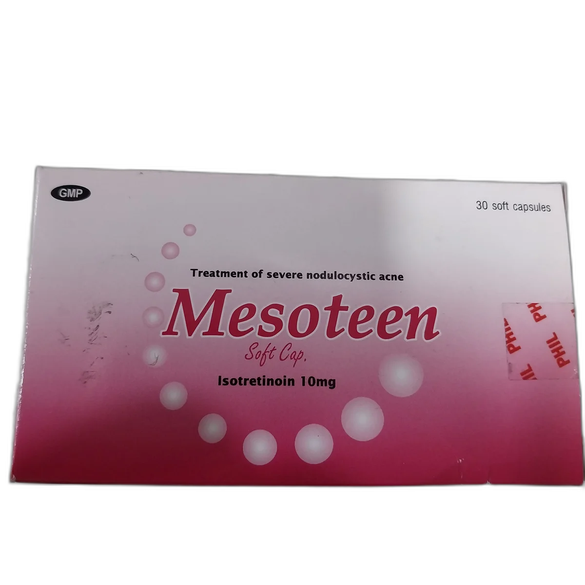 Mesoteen Soft Cap — available at pharmacies in Cambodia on PharmKulen