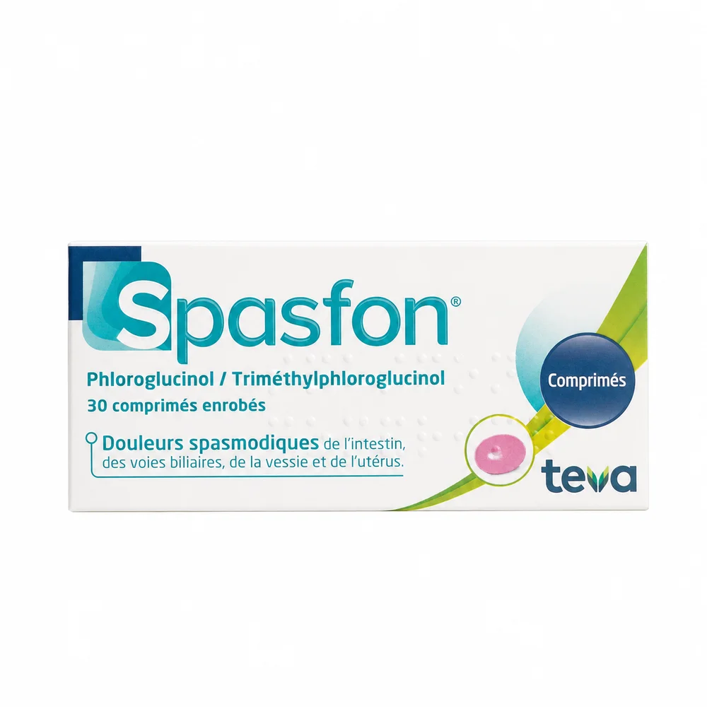 Spasfon — available at pharmacies in Cambodia on PharmKulen