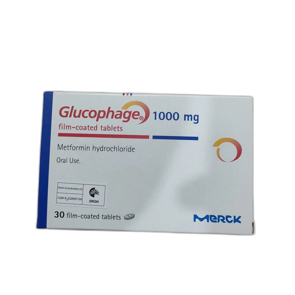 Glucophage — available at pharmacies in Cambodia on PharmKulen