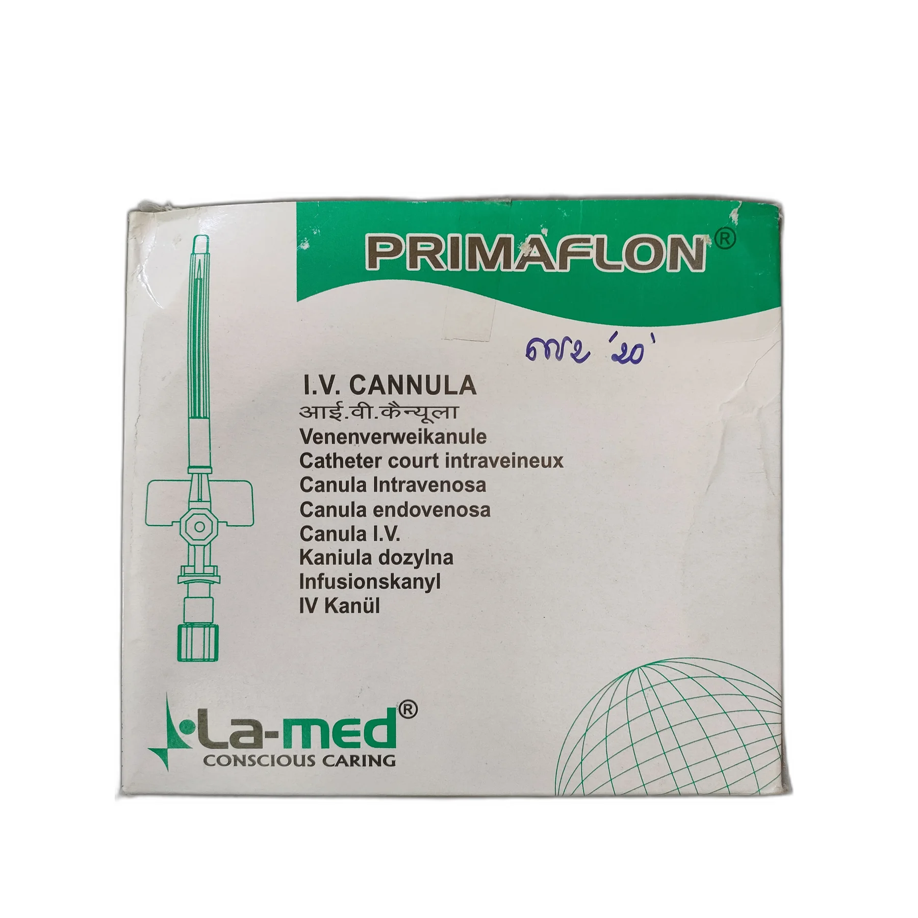 Primaflon I.V. Cannula — available at pharmacies in Cambodia on PharmKulen