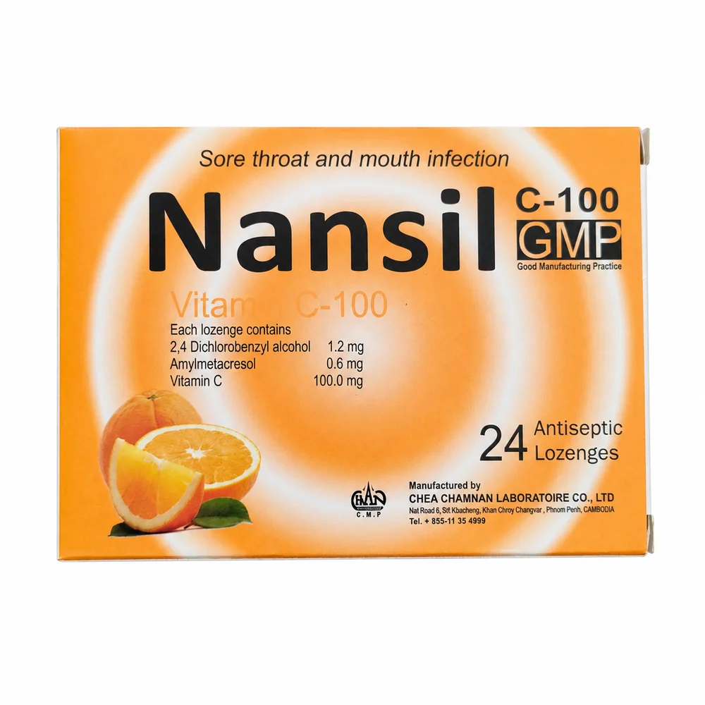 Nansil — available at pharmacies in Cambodia on PharmKulen