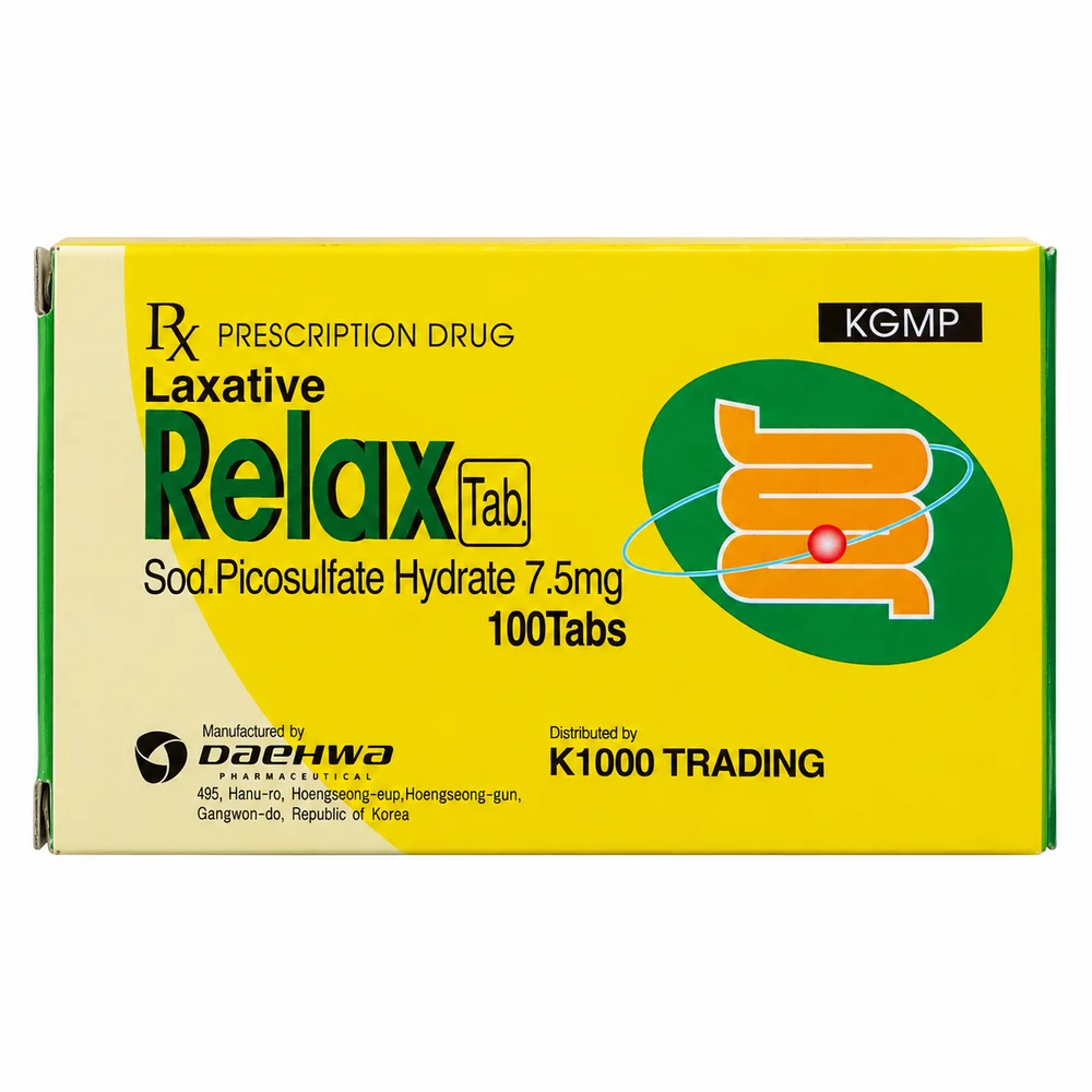 Relax Tab — available at pharmacies in Cambodia on PharmKulen