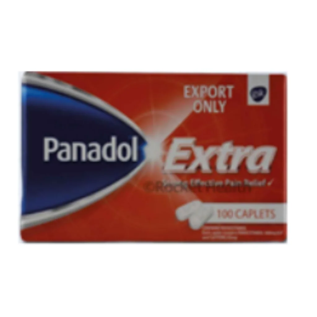 Panadol Extra 500mg/65mg (Paracetamol/Caffein) — available at pharmacies in Cambodia on PharmKulen