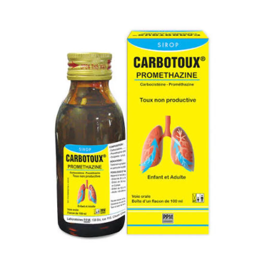Carbotoux — available at pharmacies in Cambodia on PharmKulen
