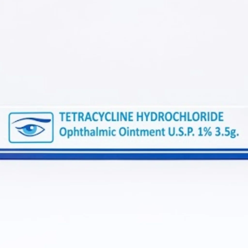 Tetracycline HCl Ophthalmic Ointment 1% — available at pharmacies in Cambodia on PharmKulen