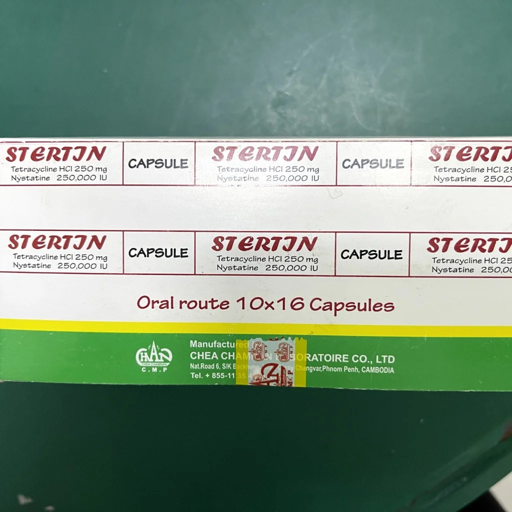Sterjin — available at pharmacies in Cambodia on PharmKulen