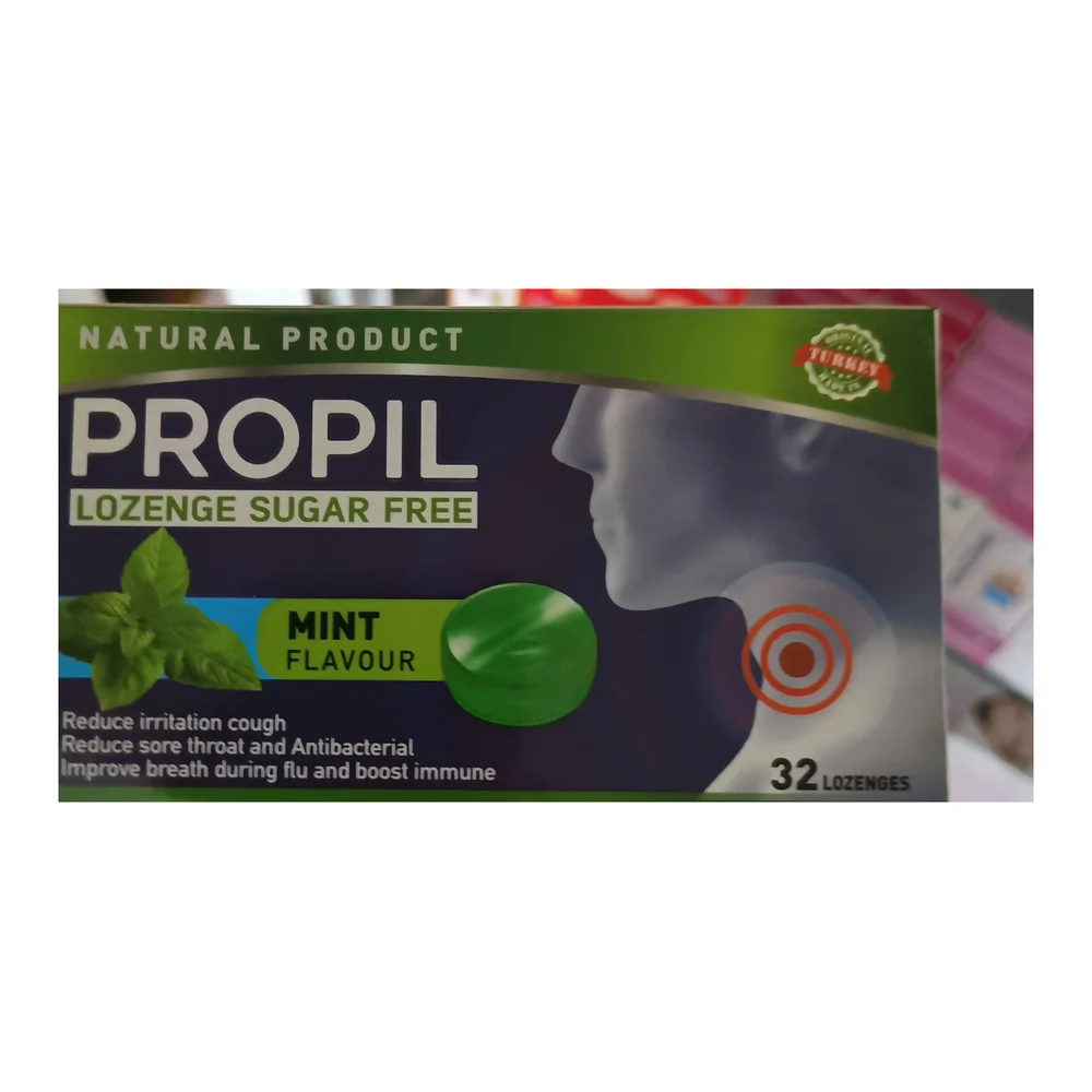 Propil Lozenge Sugar Free Mint Flavour — available at pharmacies in Cambodia on PharmKulen