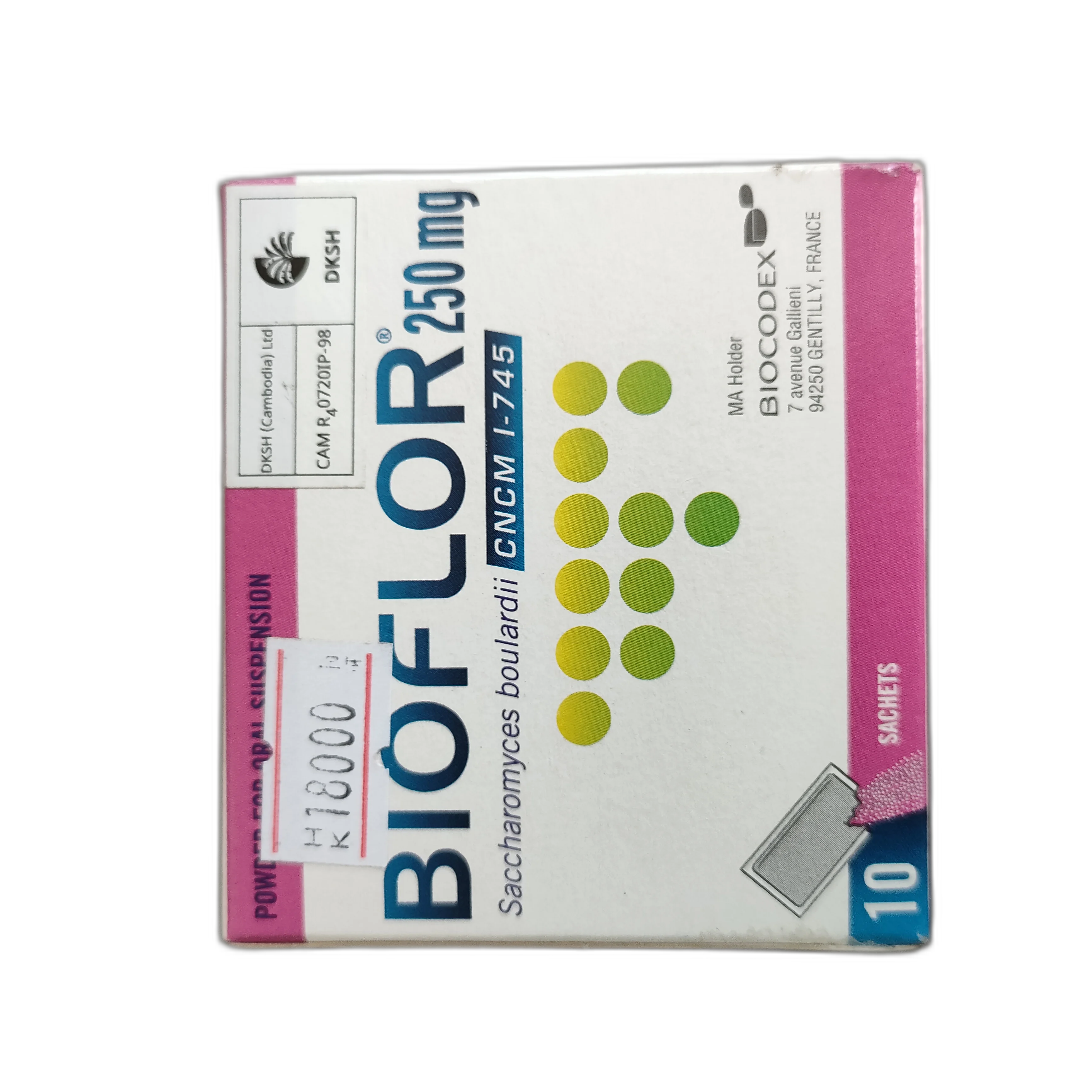 Bioflor — available at pharmacies in Cambodia on PharmKulen