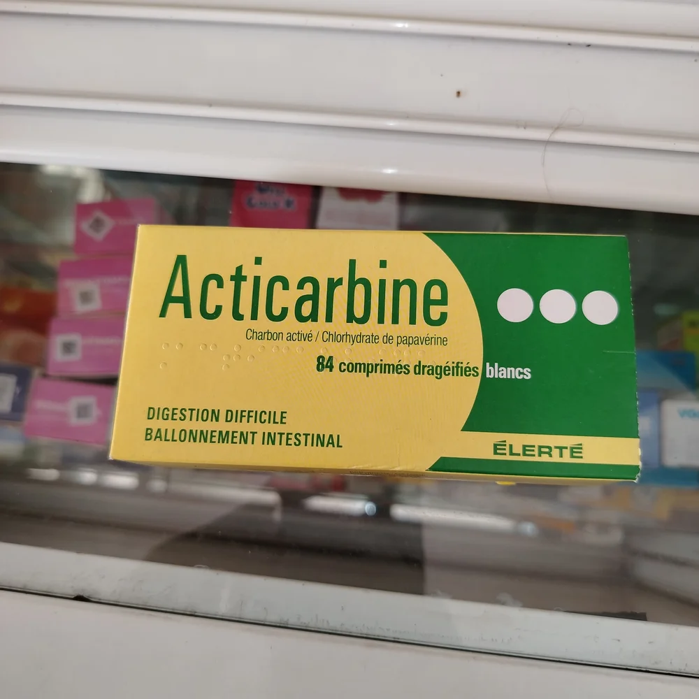 Acticarbine — available at pharmacies in Cambodia on PharmKulen