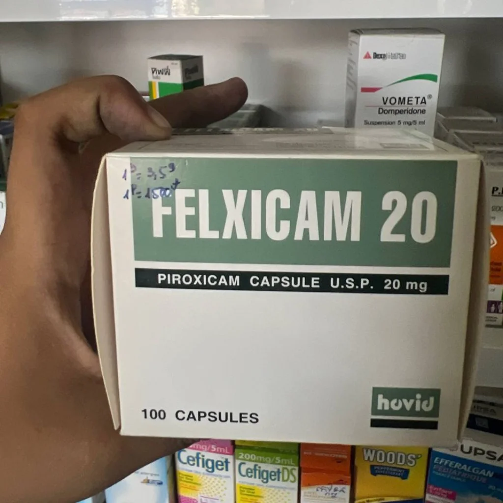 FELXICAM 20 — available at pharmacies in Cambodia on PharmKulen