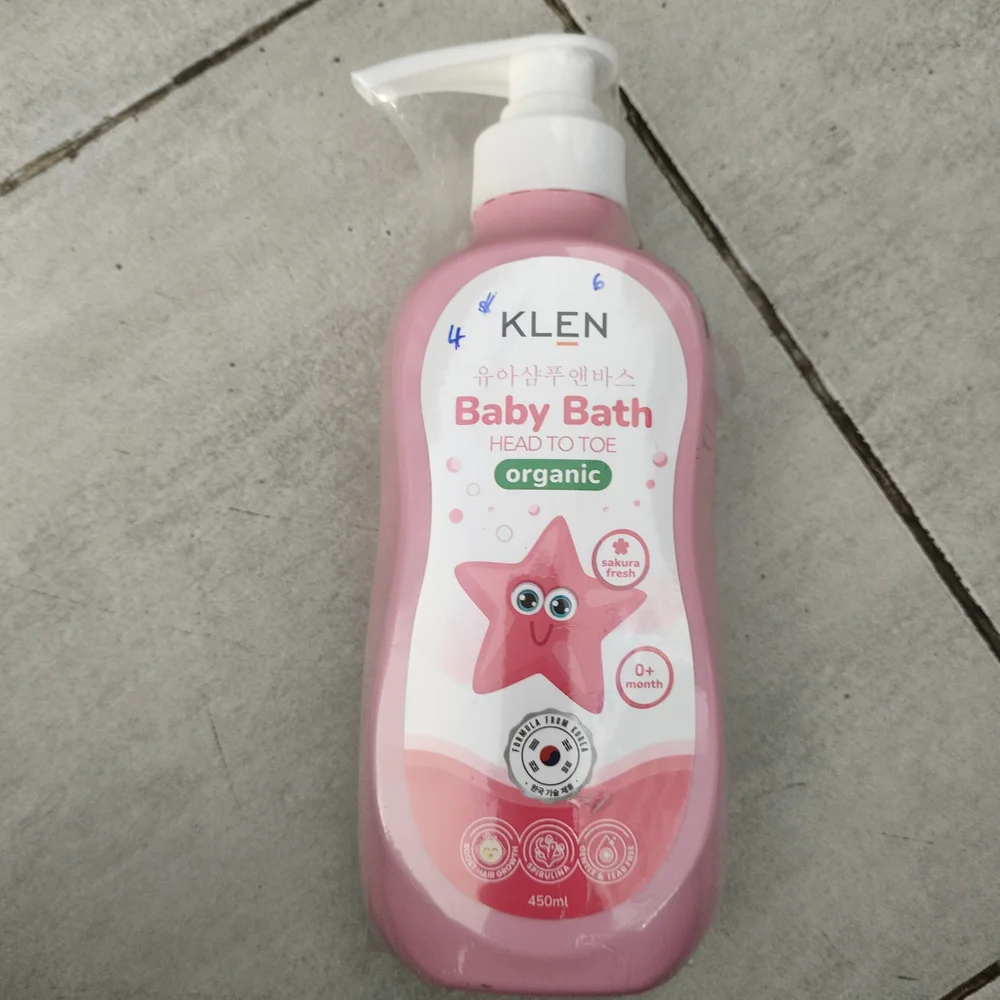 KLEN Baby Bath Head to Toe Organic — available at pharmacies in Cambodia on PharmKulen