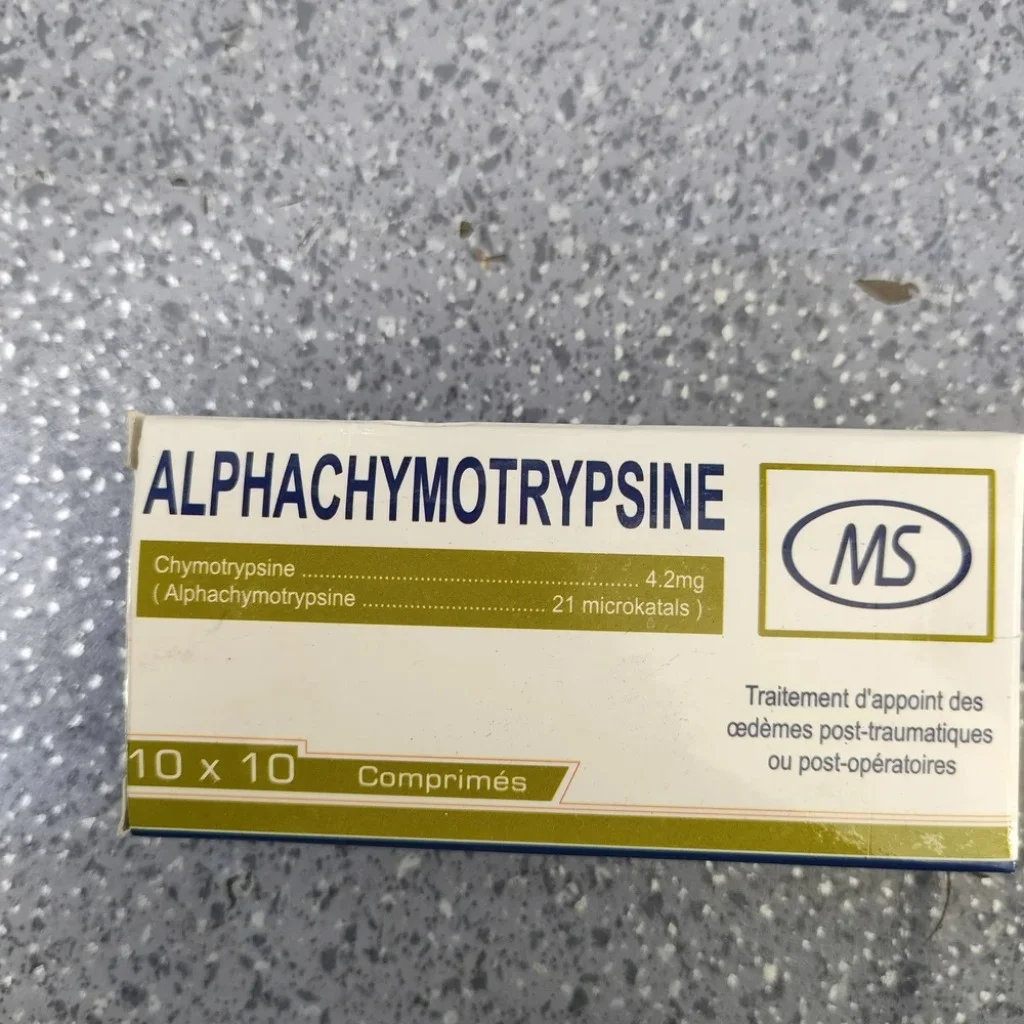 Alphachymotrypsine (MS) — available at pharmacies in Cambodia on PharmKulen