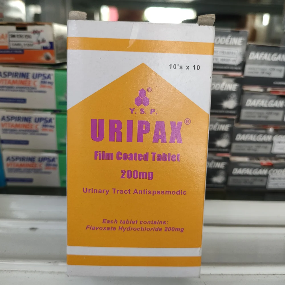 Uripax 200 mg — available at pharmacies in Cambodia on PharmKulen