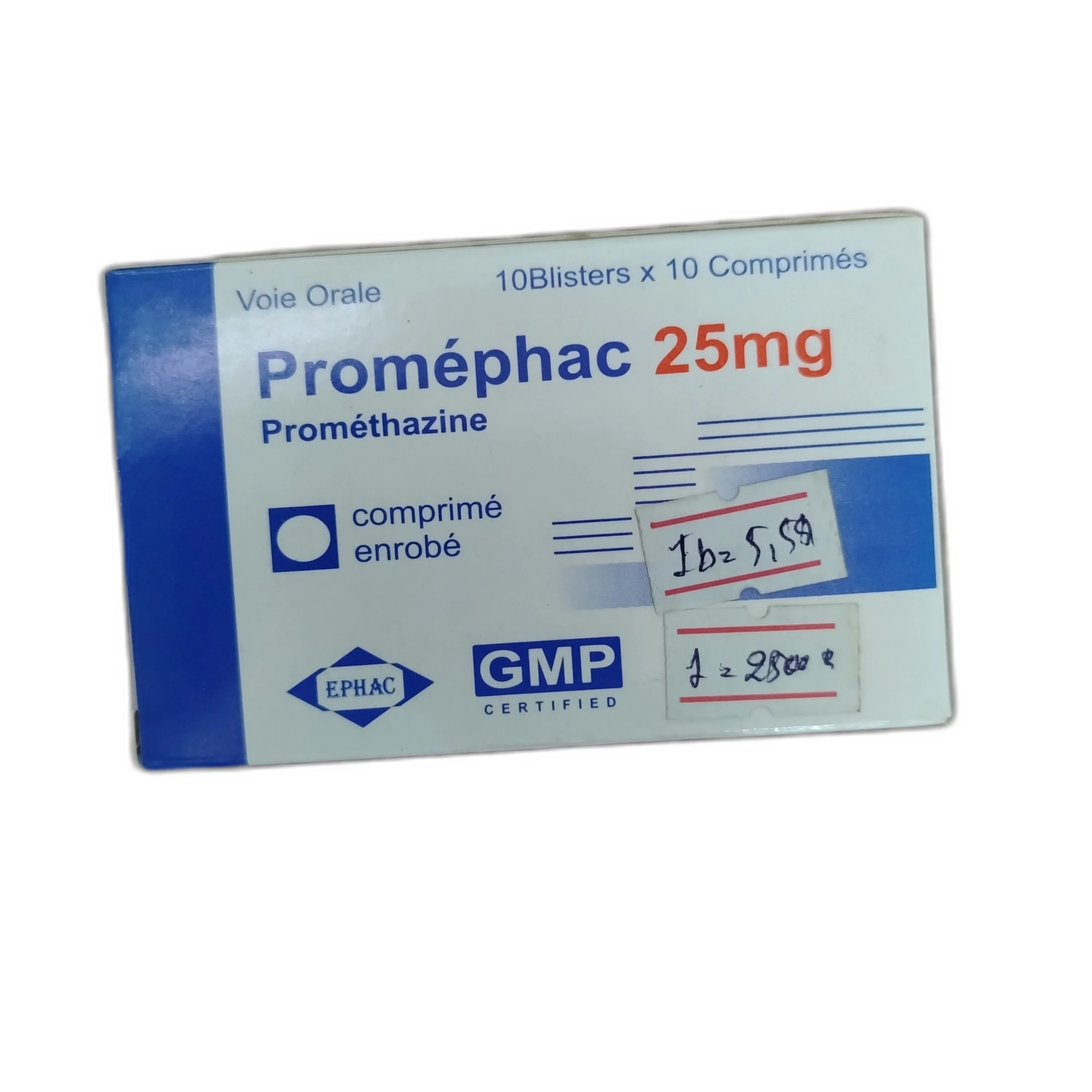 Proméphac — available at pharmacies in Cambodia on PharmKulen