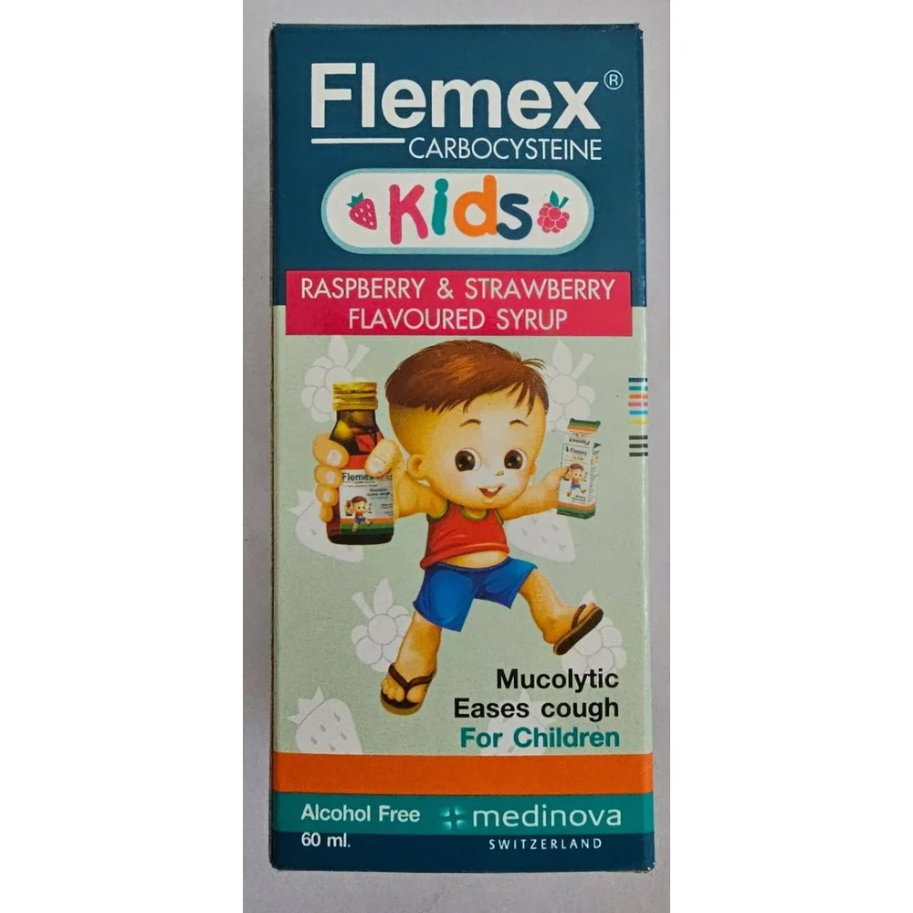 Flemex Kids — available at pharmacies in Cambodia on PharmKulen