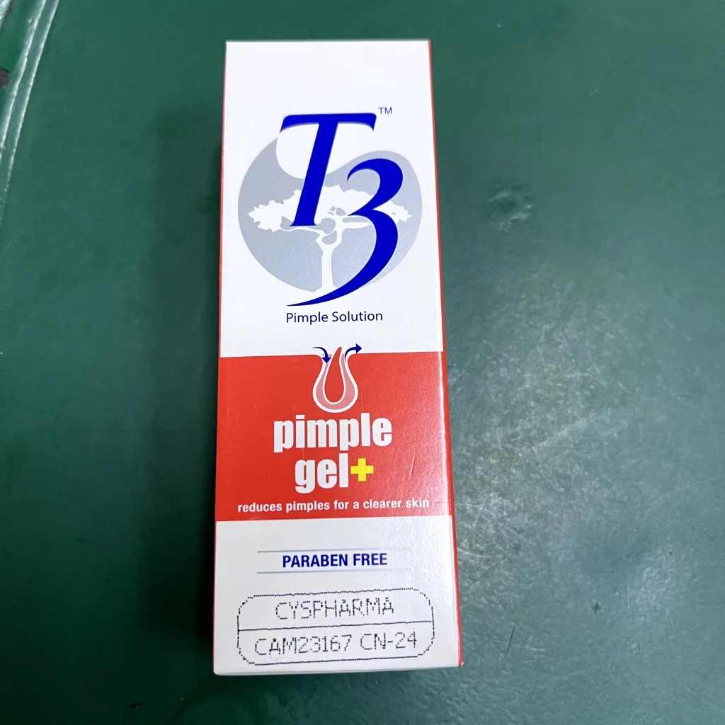 T3 pimple gel + — available at pharmacies in Cambodia on PharmKulen