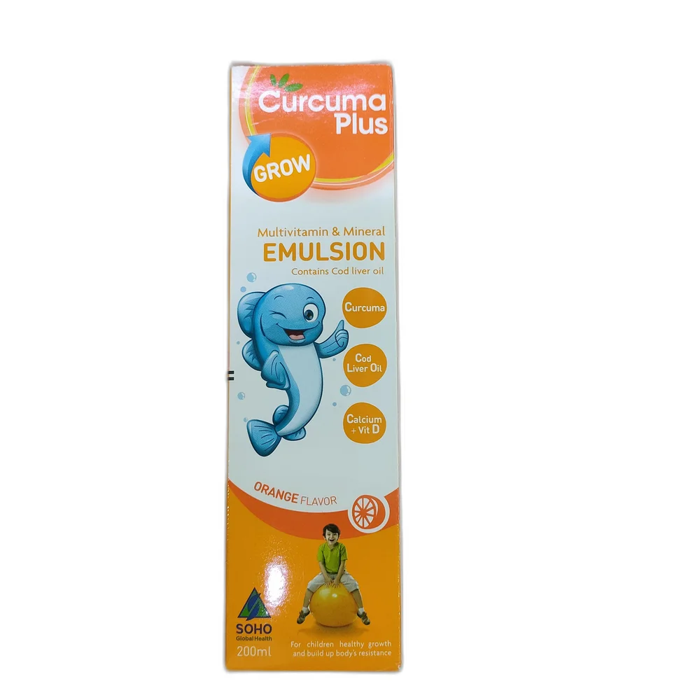 Curcuma Plus Grow — available at pharmacies in Cambodia on PharmKulen