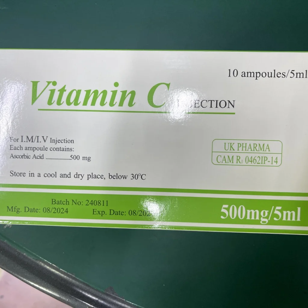 Vitamin C — available at pharmacies in Cambodia on PharmKulen