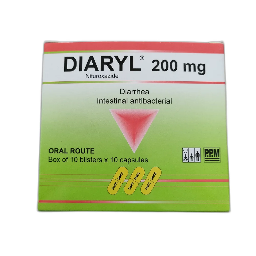 Diaryl 200 mg Capsule — available at pharmacies in Cambodia on PharmKulen