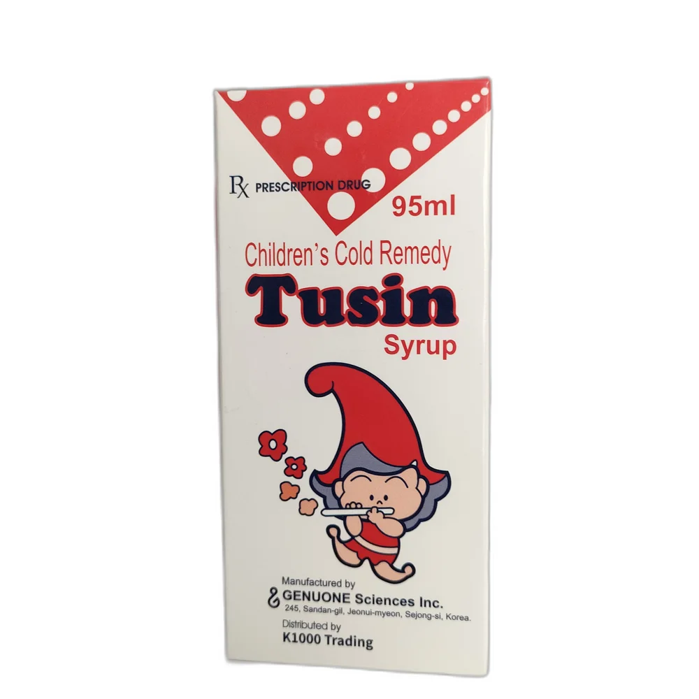 Tusin Syrup — available at pharmacies in Cambodia on PharmKulen