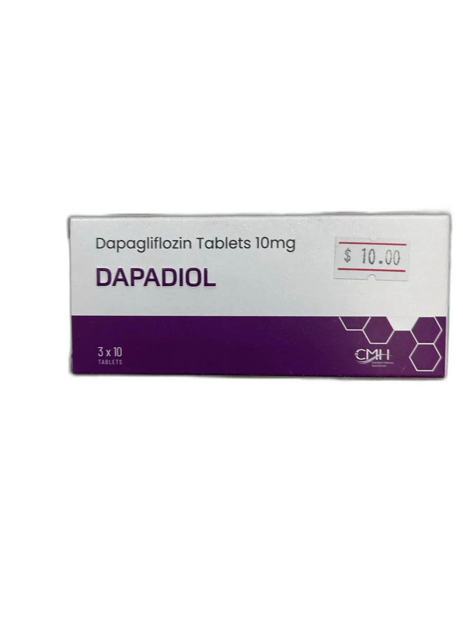 Dapadiol 10mg — available at pharmacies in Cambodia on PharmKulen