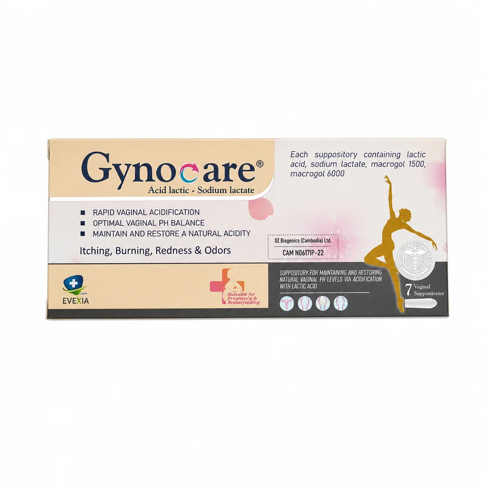 Gynocare — available at pharmacies in Cambodia on PharmKulen