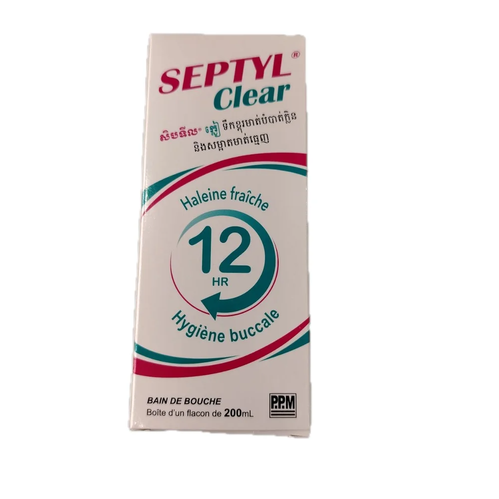 Septyl Clear — available at pharmacies in Cambodia on PharmKulen