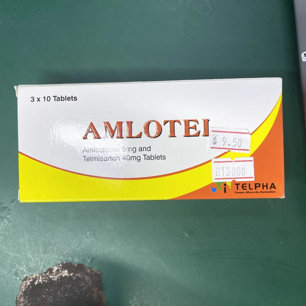 Amlotel — available at pharmacies in Cambodia on PharmKulen