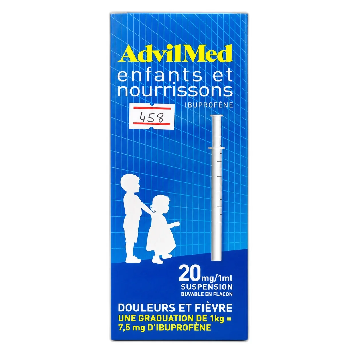 AdvilMed — available at pharmacies in Cambodia on PharmKulen