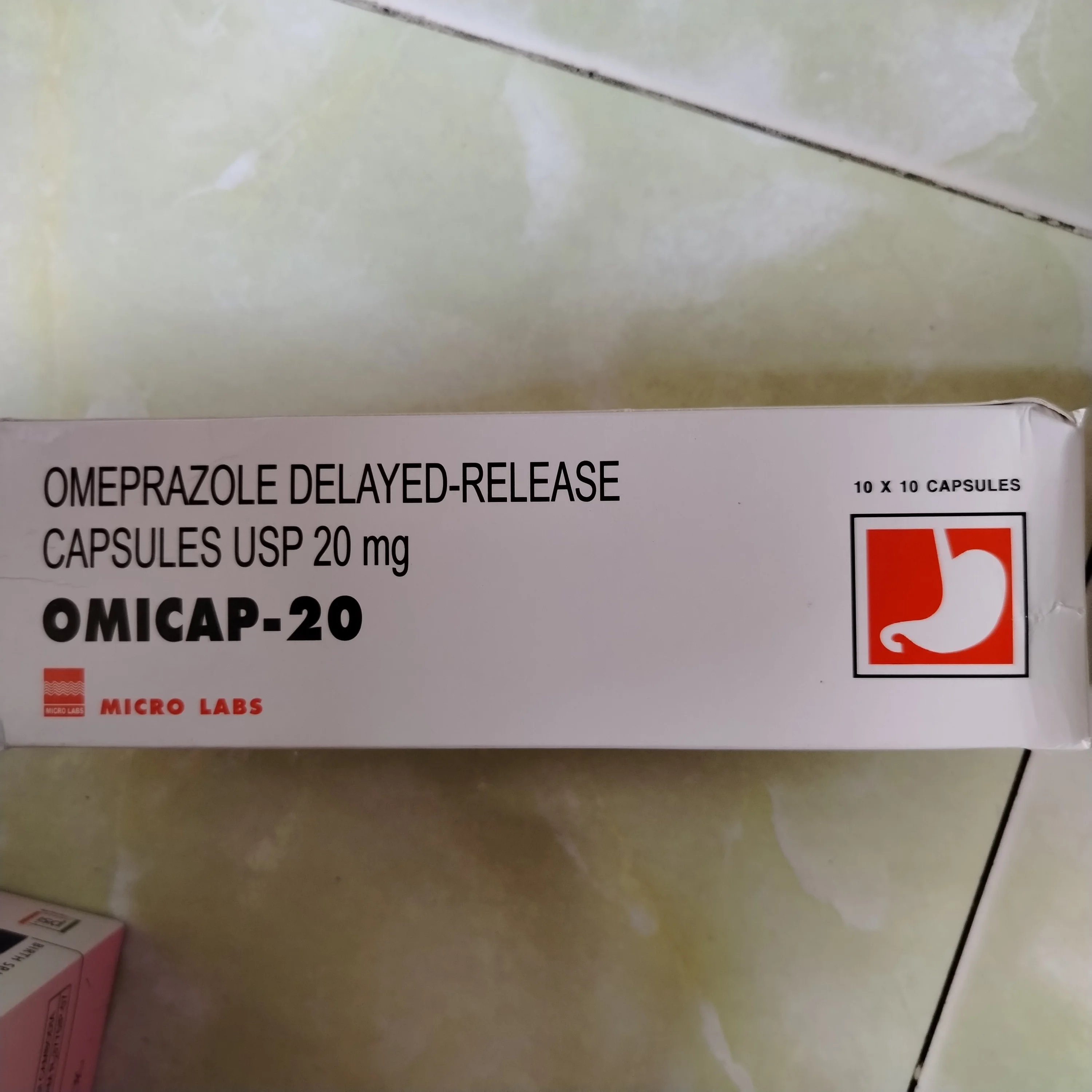 Omicap-20 — available at pharmacies in Cambodia on PharmKulen