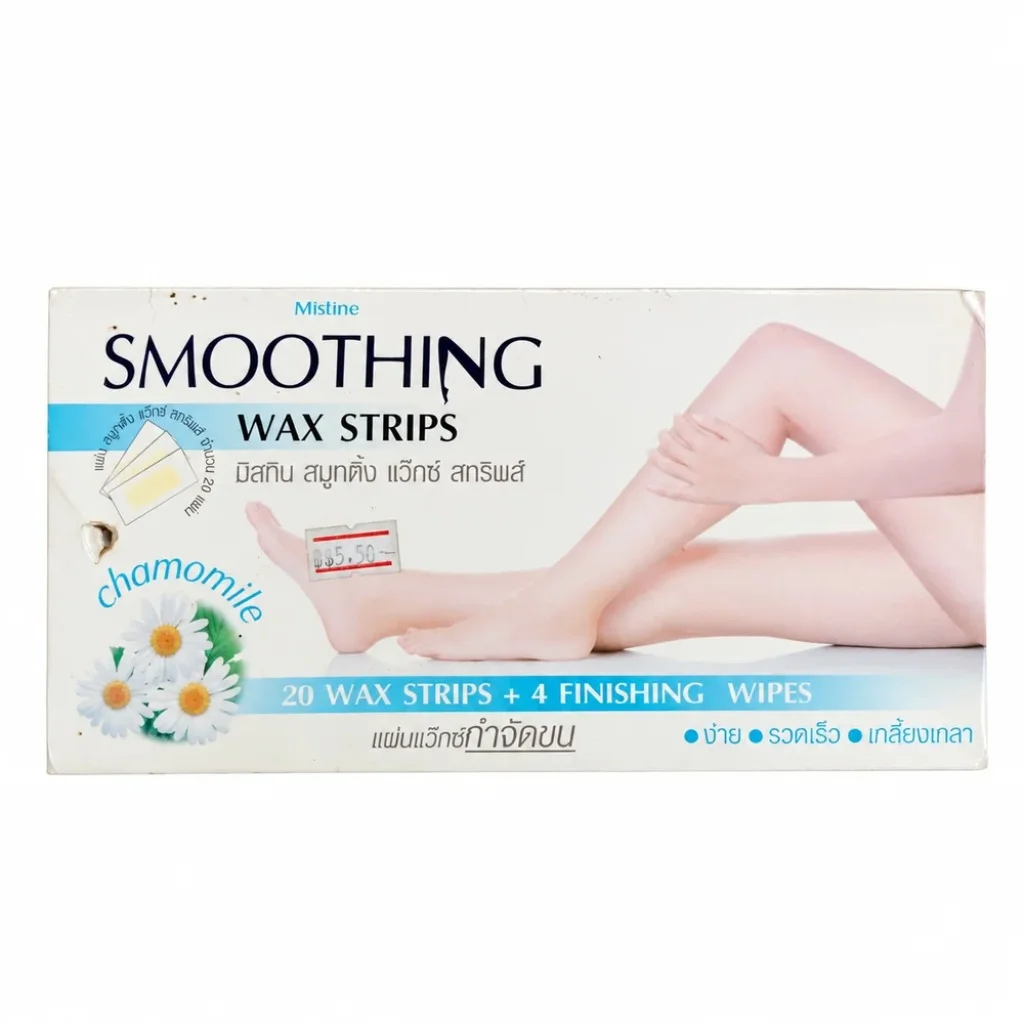MISTINE Smoothing Wax Strips Chamomile — available at pharmacies in Cambodia on PharmKulen