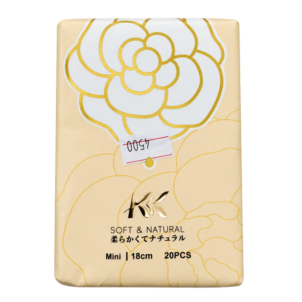 KK Soft & Natural Sanitary Pads (Mini) — available at pharmacies in Cambodia on PharmKulen
