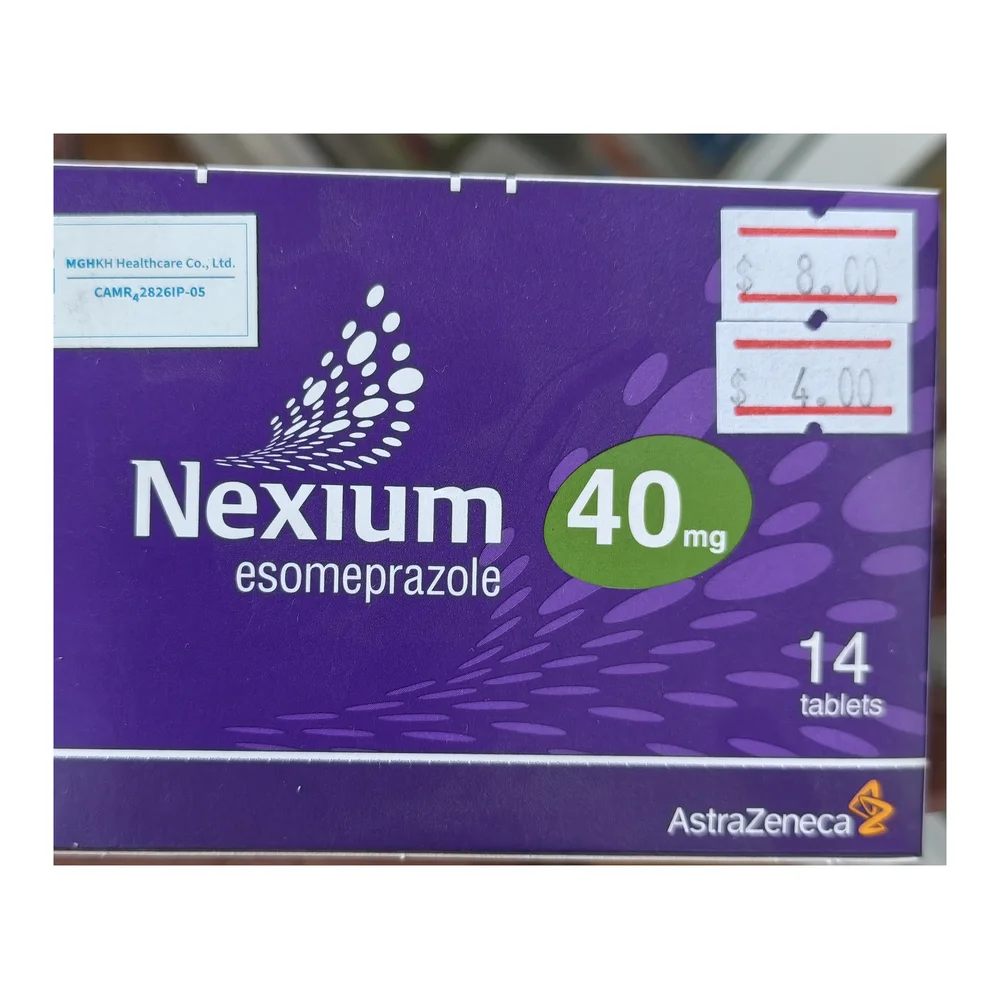 Nexium — available at pharmacies in Cambodia on PharmKulen