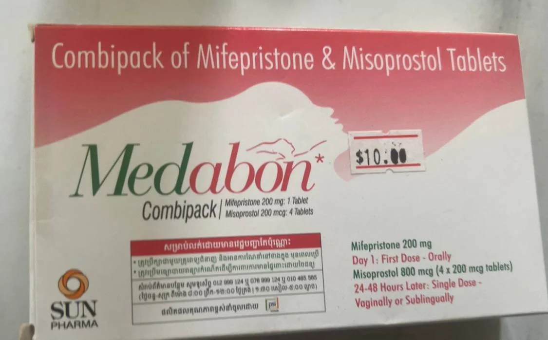Medabon Combipack — available at pharmacies in Cambodia on PharmKulen