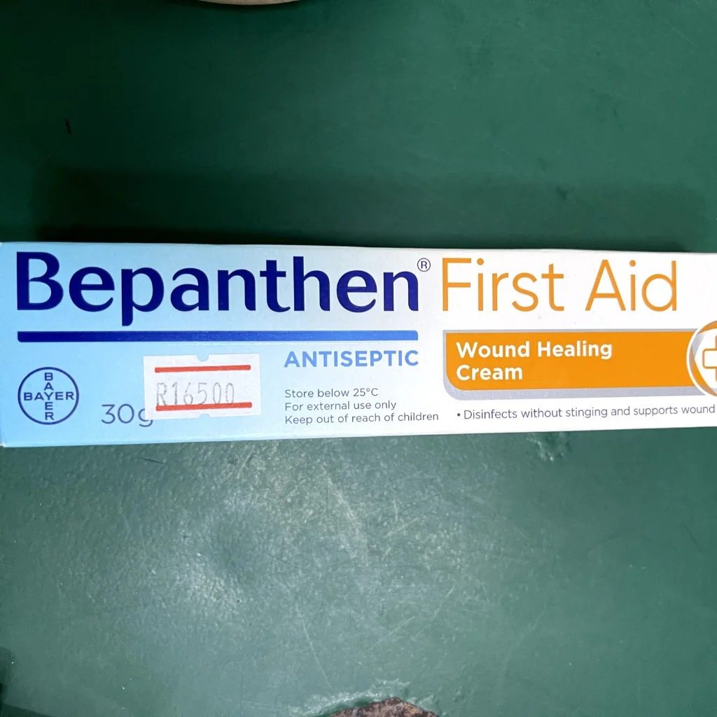Bepanthen First Aid — available at pharmacies in Cambodia on PharmKulen