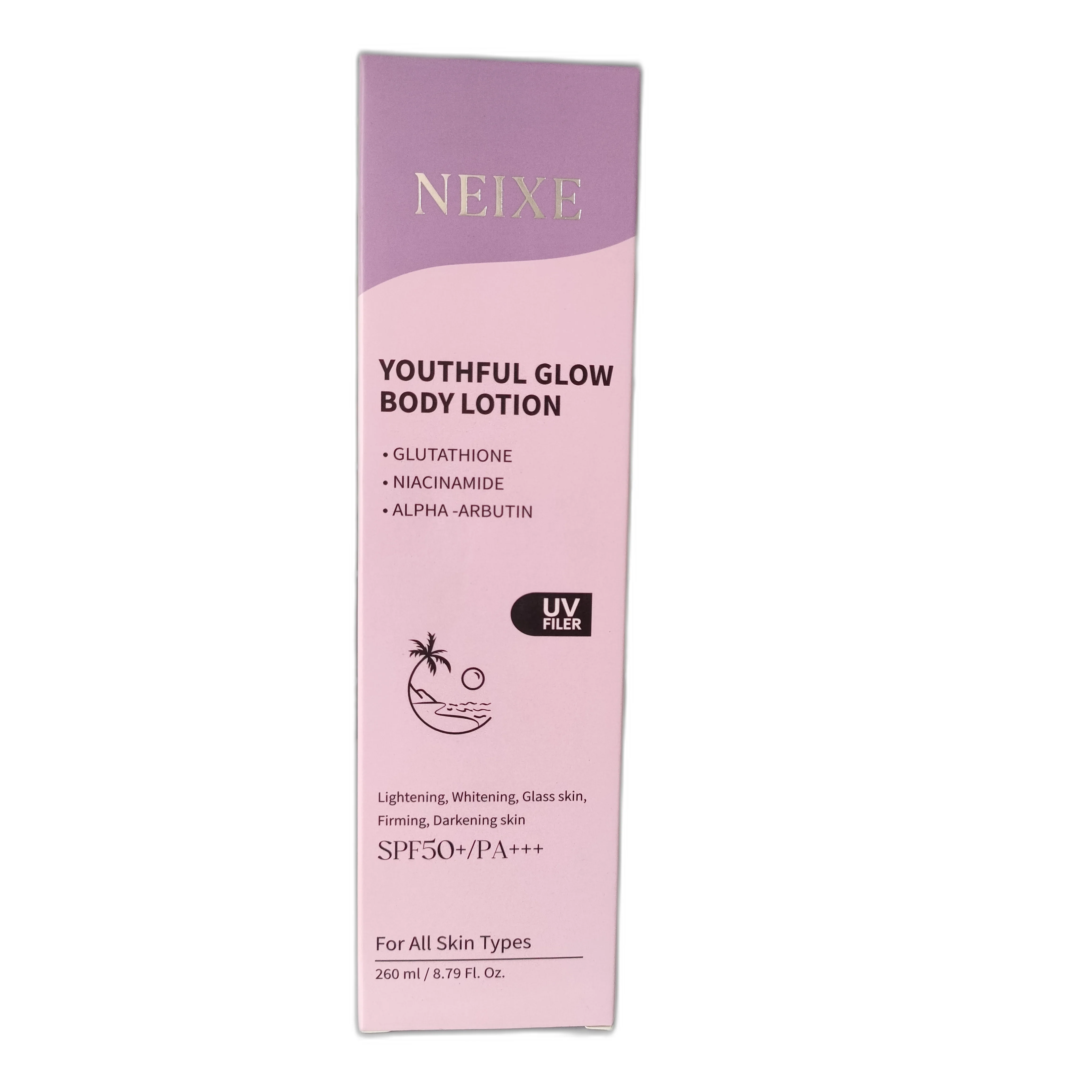 Neixe Youthful Glow Body Lotion — available at pharmacies in Cambodia on PharmKulen