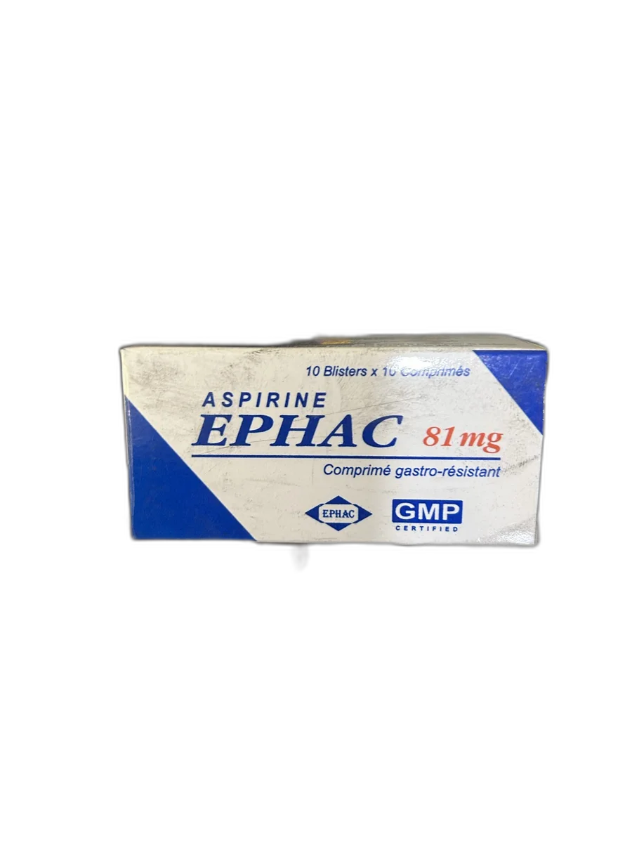 ASPIRINE EPHAC 81 mg — available at pharmacies in Cambodia on PharmKulen