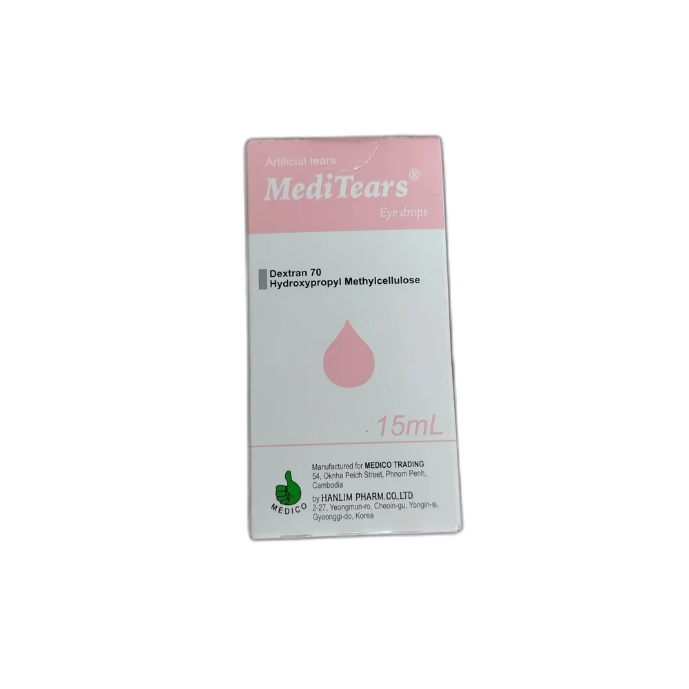 MediTears — available at pharmacies in Cambodia on PharmKulen