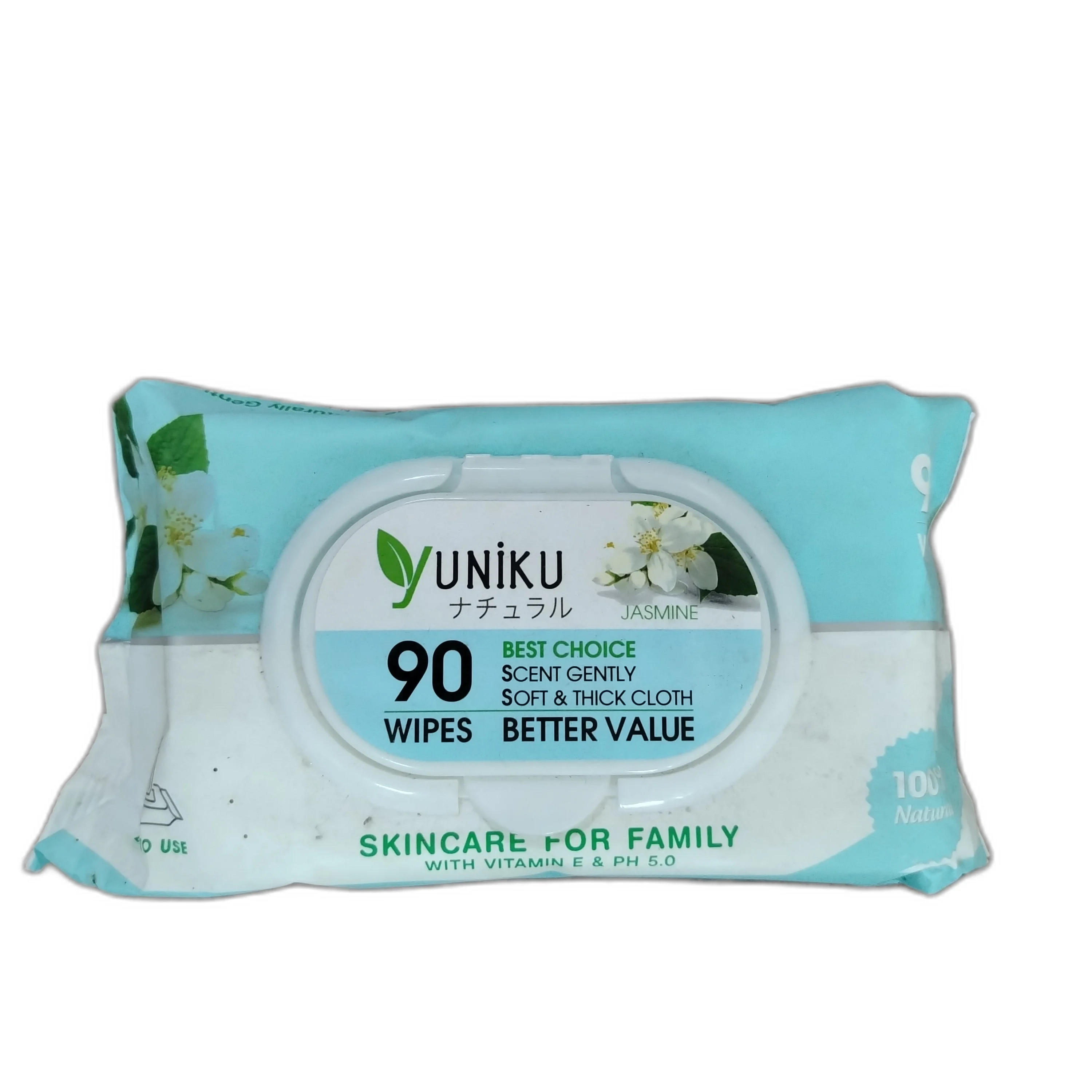 Yuniku Jasmine Wipes — available at pharmacies in Cambodia on PharmKulen