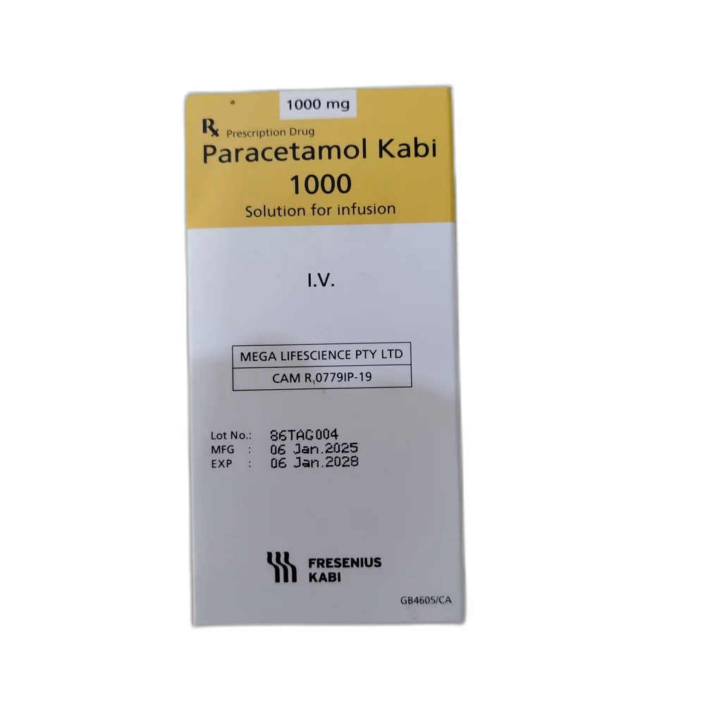 Paracetamol Kabi — available at pharmacies in Cambodia on PharmKulen