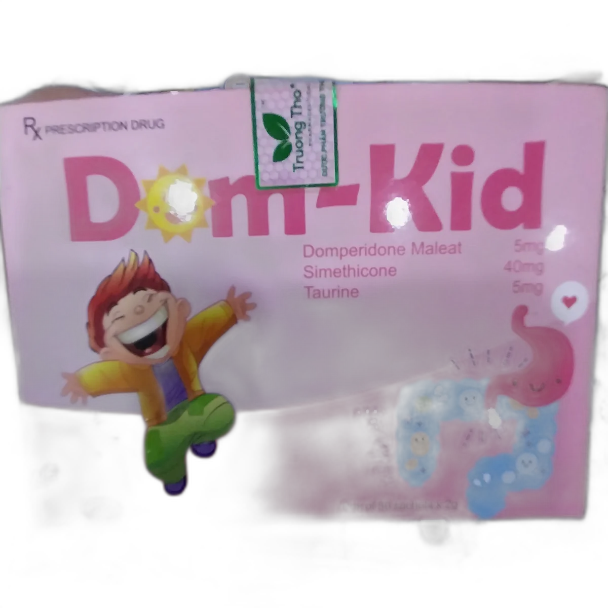 Dom-Kid — available at pharmacies in Cambodia on PharmKulen