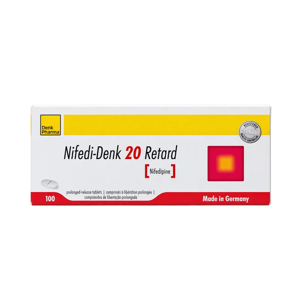Nifedi-Denk Retard — available at pharmacies in Cambodia on PharmKulen